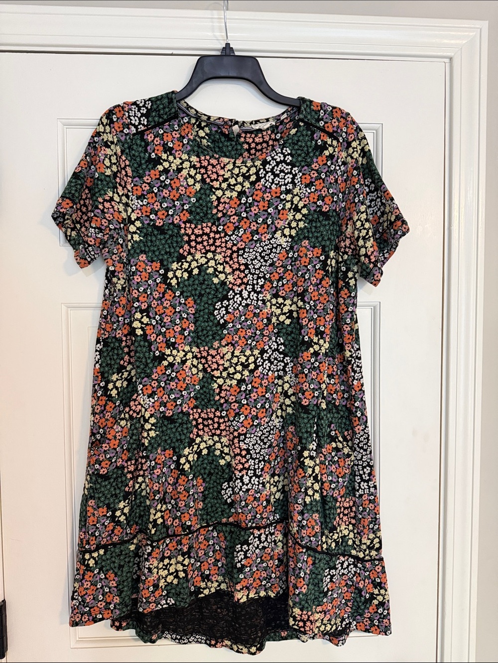 Fat Face Simone Patchwork Floral Dress